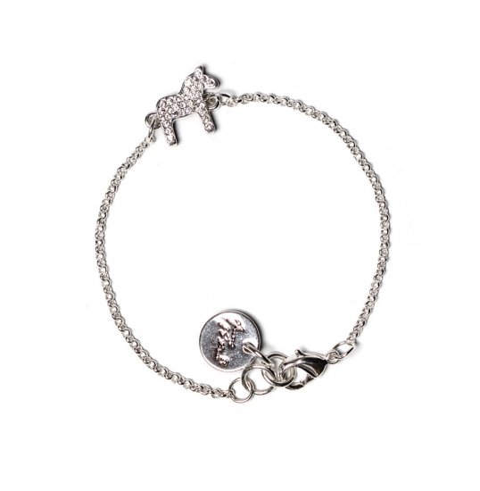 Armband Brilliant Dalahäst silver